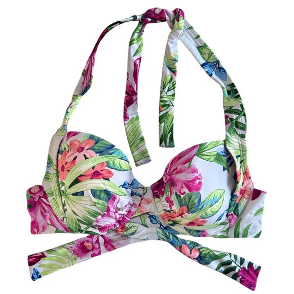 Tommy Bahama Coastal Garden Underwire Bra Bikini Top 34B